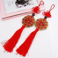 Colgante De Feng Shui Amuleto De Suerte Con Monedas Chinas Decoración De Pared Para El Hogar Cura Para La Riqueza Carrera Y Salud - details 1