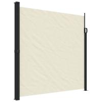 vidaXL Toldo lateral retráctil 200x500 cm Color Negro, Crema, Azul - details 2