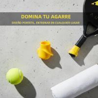Grip De Silicona Antideslizante Para Raqueta De Tenis Corrección De Mano Sudorada Entrenamiento Y Juego - details 13