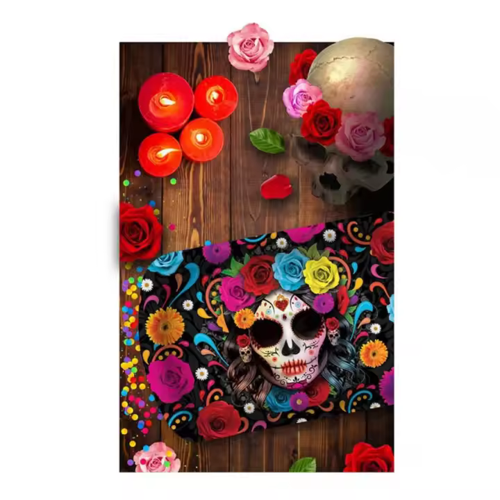 Guirca Bandeja Catrina de plástico de 39x24 cm - 1