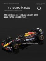 Modelo De Coche De Carreras Bburago F1 RedBull Miami RB19 2023 Aleación De Metal Para Juegos De Juguetes Die Cast 1:43 Max Verstappen - details 3