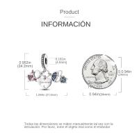 Pulsera Ajustable De Encanto De Conejo Original Plata Esmaltada Para Mujer Joyería De Moda Hecha a Mano Con Cuentas De Zirconia - details 36