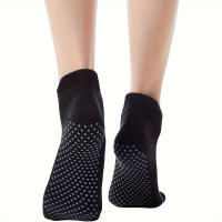 Calcetines De Pilates Antideslizantes Para Mujer Transpirables Fitness Yoga Deporte Ballet Danza Calcetines De Gimnasio - details 2