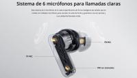 Auriculares - realme Buds T500 Pro, Cancelación Activa de Ruido de 50dB, 6 Micrófonos con IA, Bluetooth 6.1 Multipunto, Traductor IA 30+ Idiomas, Batería 56h, IP55 - details 17