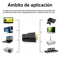 Adaptador Convertidor DVI 24+1 a HDMI 1080P Compatible Cable Macho a Hembra Bi-directional Para PC Laptop TV Box - details 1