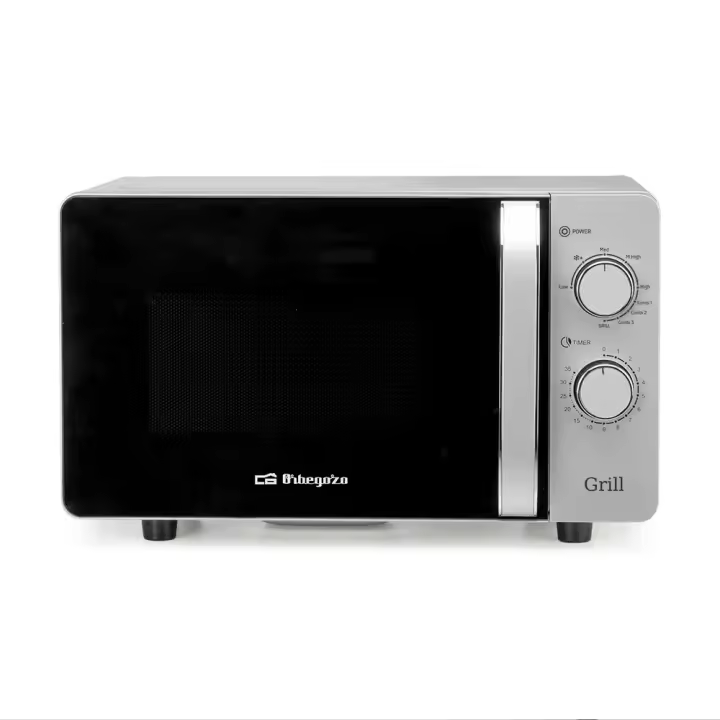 Orbegozo - Microondas MIG 2072 CE de 20 L con grill de 900 W y tecnología flatbed sin plato giratorio, ideal para cocinas pequeñas, oficinas y segundas viviendas - 1