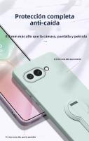 Funda De Silicona Líquida Para Google Pixel 9a Soporte De Soporte Antichoque Compatible Con Pixel 8 pro 8a Protector De Teléfono Suave Con Funda Trasera - details 3
