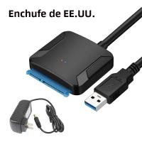 Adaptador De Disco Duro SSD USB 3.0 a SATA III Para 2.5/3.5 Pulgadas Soporta UASP Con Adaptador De Alimentación 12V Convertidor De Disco Duro De Disco Duro - details 10