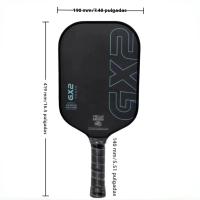 Pala De Pickleball GX2 Pickleball Paddle GEN5 Carbon Rib Foam Core Profesional Para Torneos 3K Carbon Fiber 16MM 230g±10g - details 7