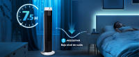Aigostar Ventilador de torre silencioso con control remoto – Oscilación de 85°, temporizador de 7,5 h, 3 velocidades y 3 modos, ideal para el hogar, estudio o oficina, color negro - details 5