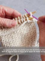 2/6/12pcs Agujas De Tejer De Tela De Aluminio Con Punta Curva Para Tejer Y Costura Accesorios DIY De Manualidades Y Artesanías - details 0
