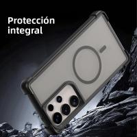 Funda De Teléfono Magnética Para Samsung S25 Ultra S23 S24 Ultra plus Anti Caída En Cuatro Esquinas Color Sólido Compatible Con Magsafe Resistente Al Choque Y a Las Manchas - details 1