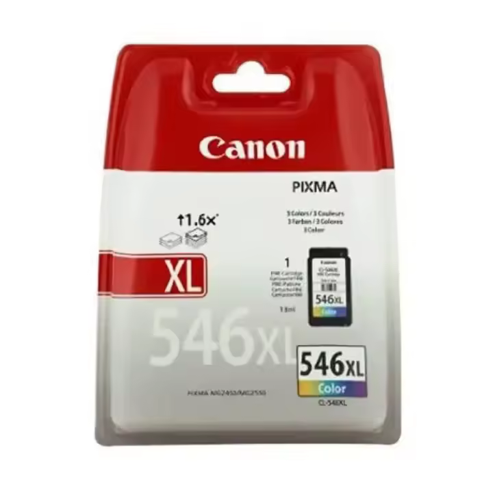 Canon - Cartucho de tinta color CL-546XL compatible con MG2550 MG2450 IP2850 MG2950, 13 ml para uso diario - 1