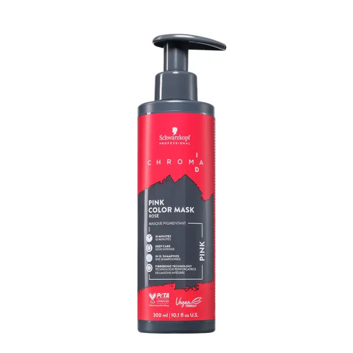 Schwarzkopf Chroma ID Color Mask Pink 300ml - mascarilla de color semipermanente - 1