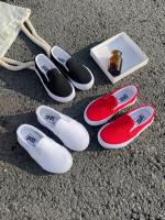 Zapatillas De Lona Para Niños Transpirables Y Modernas Zapatillas De Plataforma Suave Para Niños Y Niñas Color Sólido Zapatos De Niños - details 1