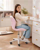 LUTODY - Silla de oficina, Silla escritorio juvenil, Silla Gaming, Silla giratoria 360º, Ergonómica, Asiento de polipiel, Regulable, Estilo nórdico, Para despacho y hogar - details 6