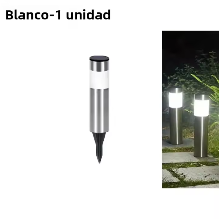 Luces Solares Para Camino Exterior Impermeables De Acero Inoxidable Iluminación De Jardín LED Para Entrada Camino Patio Jardín - 1