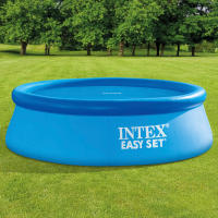INTEX - Cobertor solar piscinas Easy Set/Metal Frame Ø305 cm, fabricado con polietileno y de 110 gr/m2 de espesor. tiene agujeros de drenaje para el agua de lluvia. peso del cobertor: 1,1 kg - details 1