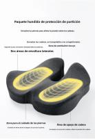 Cojín De Oficina De Espuma De Memoria Suave Para Mujer Almohadilla Ortopédica Para Coccyx Y Pelvis U-Shape Adecuado Para Adultos Removible Y Lavable Estilo Coreano - details 2