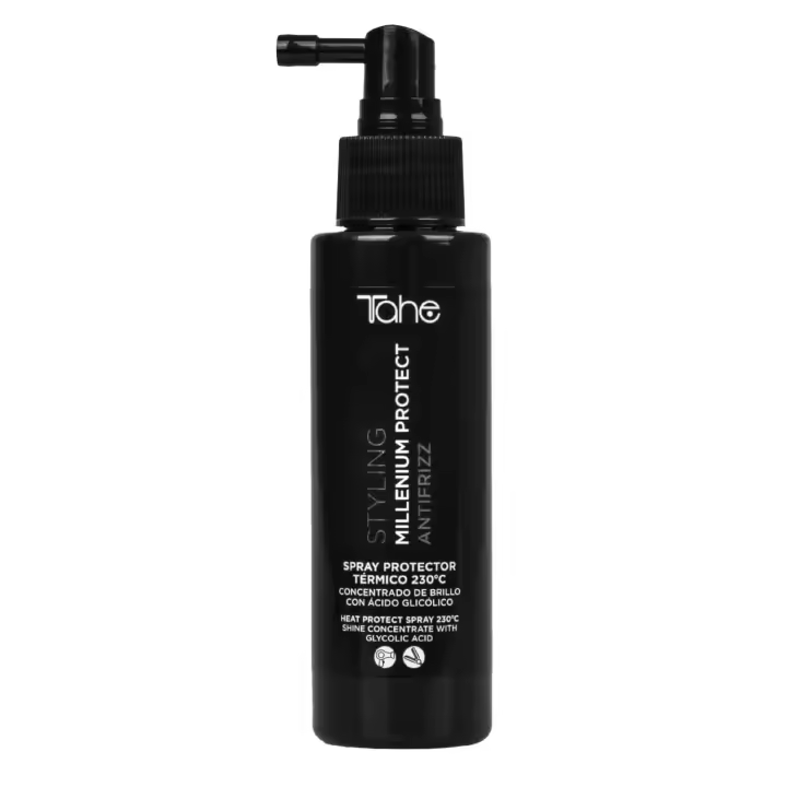 Tahe Spray protector térmico 230º Millenium Protect 100 Ml. / Spray protector con Ácido Glicólico. - 1