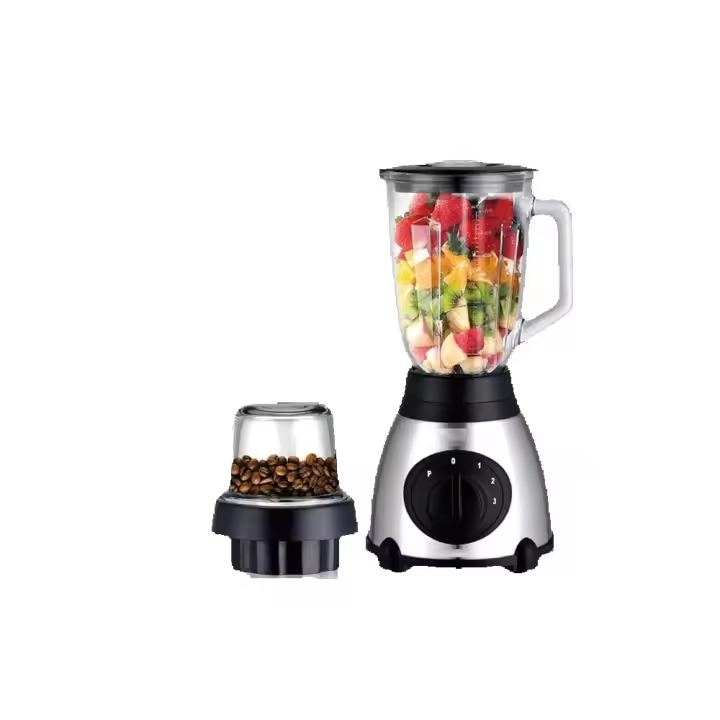 Licuadora y Molinillo 2 en 1 Spark Classic 800W | Vaso Cristal 1.5L | Acero Inoxidable | 5 Velocidades - 1