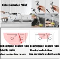 Grifo de Cocina Extensible Baja Presión 360° Acero Inoxidable Cepillado - details 2