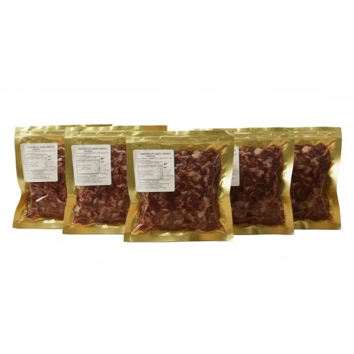 Taquitos de Jamón Ibérico de cebo - Virutas de Jamón Ibérico - 5 unidades de 100g - Ibéricos Faustino Gil - - 1