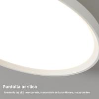 Luz De Techo Redonda LED Impermeable Y a Prueba De Insectos Para Baño Y Dormitorio Iluminación Moderna Para Sala De Estar Y Cocina - details 7