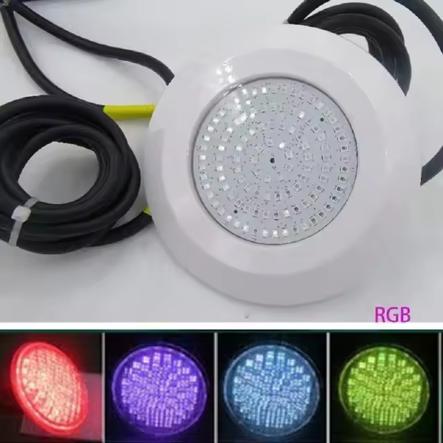 Luz De Piscina LED RGB 12W Control Bluetooth APP Luz Submarina Exterior/Interior Farol De Paisaje Fuente Para Piscina - 1