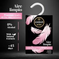 Ambientadores 360 - Pack de 4 Ambientadores Armarios Ámbar Perfums | 0% Alcohol | Perfume Premium Natural | +45 Días Duración | Fragancia Ropa Limpia Armarios y Cajones - details 1