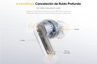 Auriculares - realme Buds Air 8, Maestro del Sonido AI, 3 micrófonos por auricular, Bluetooth 5.4, IP55, Batería 62mAh (auricular)/530mAh (estuche), Autonomía 14h/58h | Sonido alta resolución, Latencia ultra baja - details 14