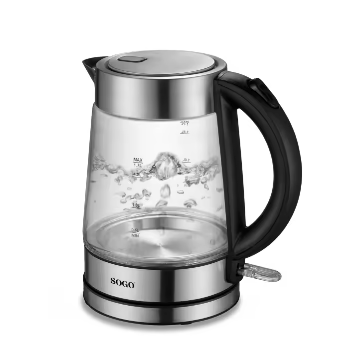 Hervidor De Agua Sogo Inalámbrico - 1,7L - 2200W-Strix Control - 1