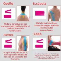 Cinta De Kinesiología Impermeable Para Deportes Protección Y Alivio Del Dolor En Tenis Y Gimnasio Adhesivo De Algodón - details 8