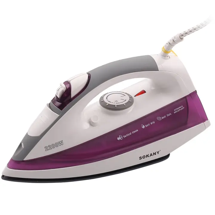 Sokany Dy-186 Plancha Vapor 2200w Color Morado. - 1
