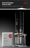 HiBREW H4C BARISTA ULTRA, Portable Coffee Machine, Detachable Battery, Wireless Heating, AdjustableTemperature (85~95°C), Professional Bottomless 51mm Portafilter, 20-BarHigh Pressure, 100mL Water Tank, with Aluminum Alloy Stand, 7500mAh Battery - details 3