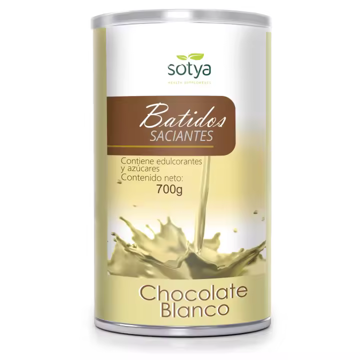 Batido Saciante (Chocolate blanco) 700 g de polvo Sotya - 1