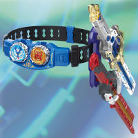 Infinity Nado - Master Belt Battle Set, Peonza Fury Wave Dragon (Dragón de Agua), 3D, espada lanzador, 48 cm, cinturón maestro, luces LED, 4 modos de juego, juegos de peonzas, pilas incluidas, juego de batalla - details 3