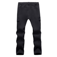 TACVASEN Pantalones De Trabajo De Piel De Ciervo Suave Para Hombre Invierno Impermeables Con Forro De Poliéster Y Spandex Multiple Bolsillos Para Acampar Senderismo Exteriores - details 2