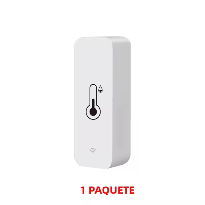 Sensor De Temperatura Y Humedad WiFi Tuya Control Remoto Por App Para Hogar Inteligente Compatible Con SmartLife Yandex SmartLife Alexa - 1