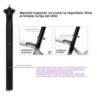 Pomo De Silla De Bicicleta De Carbono Ligero TKP100 Para Bicicleta De Montaña 27.2 30.9 31.6mm Compatible Con XC Mountain Road - details 12