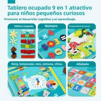 Libro De Actividades Montessori Para Bebés Juguetes Educativos Portátiles Fomentan Los Habilidades De Mano-Eje Para Niños De 3-6 Años - details 1