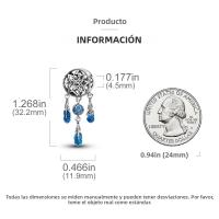 Colgante De Gato Luna Estrella En Plata Para Mujer Pendiente De Earphone Dangle Joyería De Moda DIY Regalo Bangle Bracelet Fit - details 44