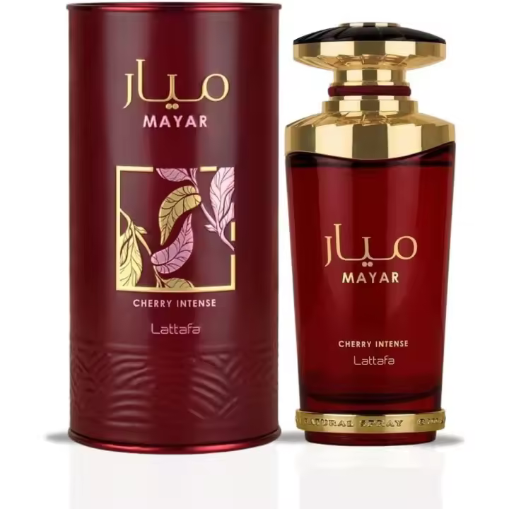 Lattafa Mayar Cherry Intense Eau de Parfum 100 ml – Perfume Femenino Oriental Floral con Cereza & Vainilla - Dulce, Seductor y Elegante - 1
