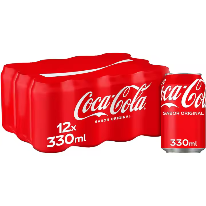 Coca Cola Bebida Refrescante de Cola, Pack Ahorro - 1
