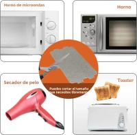 5PCS Placa De Mica Para Microondas Universal 116x65mm Hoja De Mica Para Toaster Midea Secador De Pelo Calentador Compatible Con Microondas - details 1