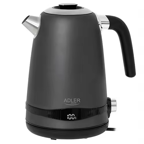 Adler ad 1295 hervidor de acero 1,7 l gris satinado - 1