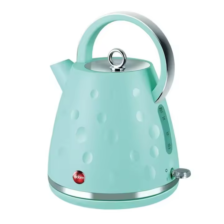 Hervidor Eléctrico Eldom Droppy Azul Turquesa 2000W 1.7L de Plástico - 1