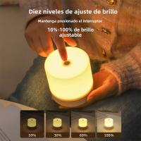 Lámpara De Noche Para Niños Lámpara De Escritorio Con Sensor Táctil Y Enchufe USB Protección Ocular 3 Modos De Ajuste Luz Fina Para Lectura Y Decoración - details 3