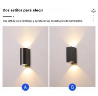 Lámpara De Pared LED Impermeable IP65 Para Exterior Y Interior Iluminación De Porche Jardín Dormitorio Decoración De Hogar Luz De Pared Moderna - details 2