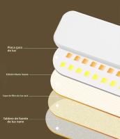 Lámpara De Mesa Recargable 3000XHH Con Soporte Para Lápiz Luz De Lectura USB LED Táctil Dimmable Protección Ocular Para Dormitorio Y Estudio - details 11